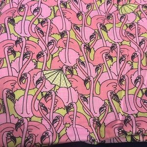 Spring Industries, Spring Living Pink Flamingos Patterned Fabric #6816